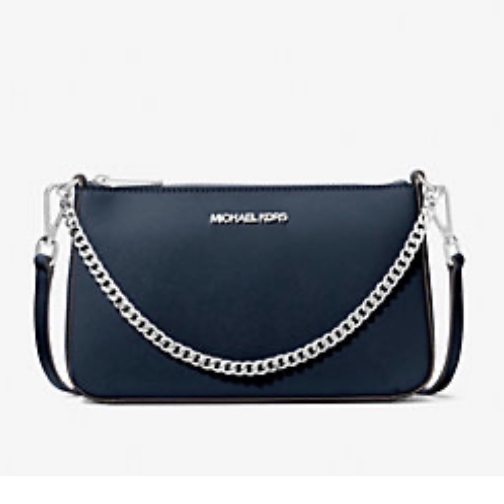 Michael Kors Navy Jet Set Medium Crossbody Bag NWT